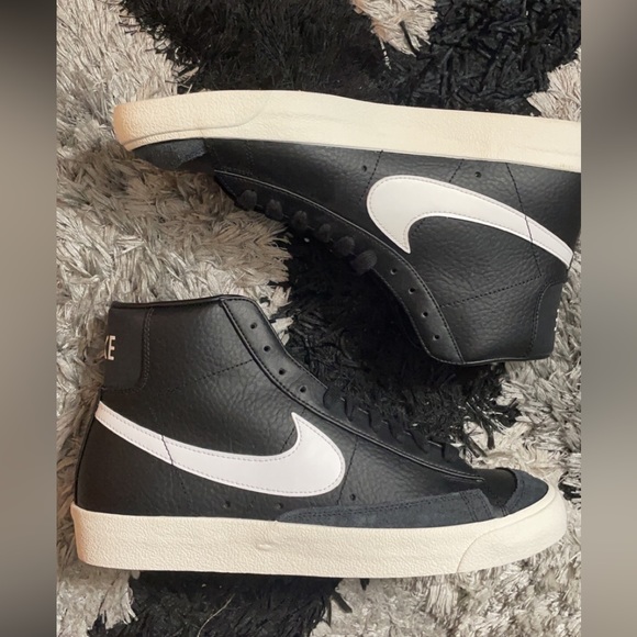 nike blazer mid 77 vintage black canvas